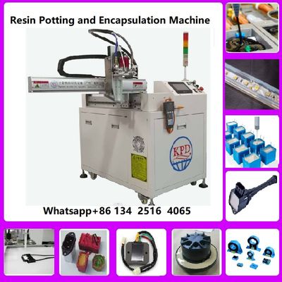 High-precision AB Two part epoxy resin automatic glue dispensing ratio mixing and injection machine for electronics igni