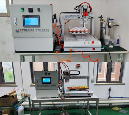 Desktop Automatic High Speed AB Glue Potting Machine for Core Components Meter Mix Pump