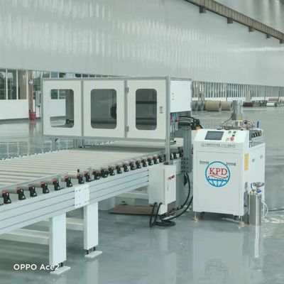 2 part glue Pump Panel Gluing Machine with LED Lights
