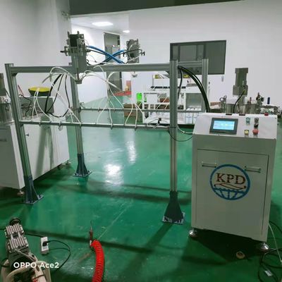 2 part glue Pump Panel Gluing Machine with LED Lights