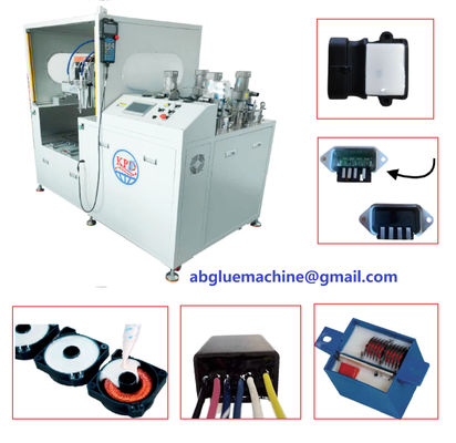 Glue Potting Machine for 2 Part Liquid Dosing and Mixing Wood Packaging Material