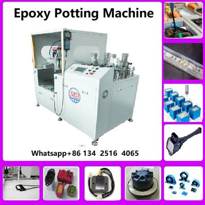 automatic dosing machine for degassing, proportioning, mixing and high precision dosing of two component resins (epoxy,