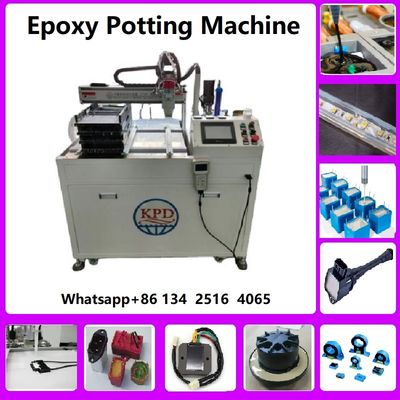 automatic dosing machine for degassing, proportioning, mixing and high precision dosing of two component resins (epoxy,