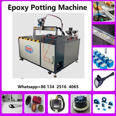 automatic dosing machine for degassing, proportioning, mixing and high precision dosing of two component resins (epoxy,