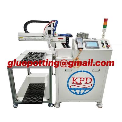 Epoxy PU Dispensing Machine 3D Sticker Epoxies Doming Machine High Efficiency Manufacturing Production Line