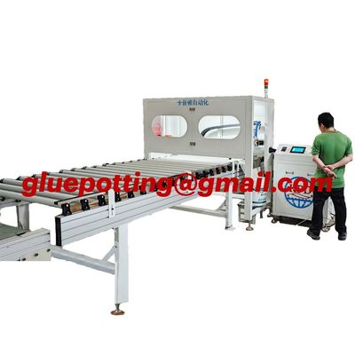 Automatic Production Line Gluing System 2 Part 2 Component AB Part Silicone Epoxy Polyurethane Glue Potting Machine
