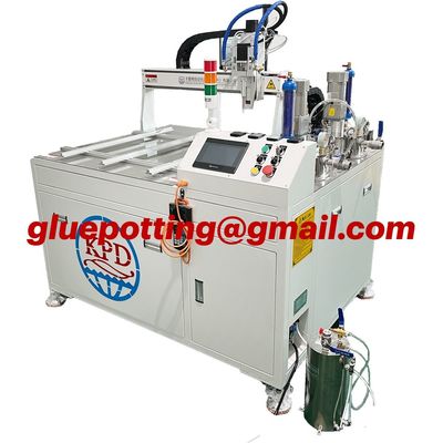 3 Axis Online ab Two Component Liquid Silicone Epoxy Resin Pu Automatic Glue Dispenser Dispensing Mixing Potting Filling Machine