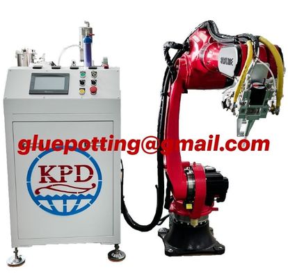 Automatic Rotating Glue Dispensing Robot6 Axis Glue Dispenser Robot High Efficient Glue Spreader Machine
